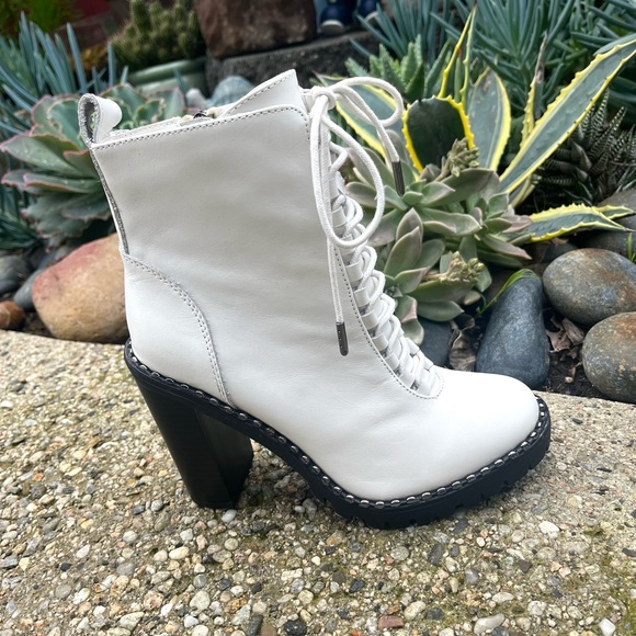 BCBG Leather Parina Lace Up Boots - Picture 12 of 15